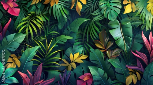 Tropical Jungle Foliage