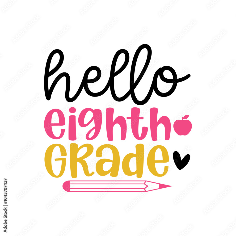 Fototapeta premium School SVG Design
