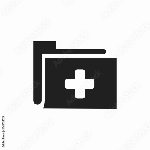 first aid kit icon sign vector