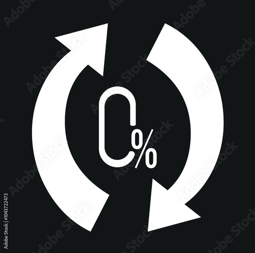 Discount icon,Percentage, finance percent offer tag, shopping sale label, black friday coupon, promotion commission icons button, vector, sing, symbol, logo, illustrastion, editable store and flat.