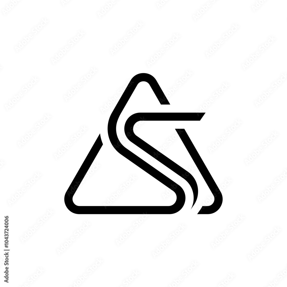 Initial letters AS SA, design logo inspiration. Initial letters AS SA, design logo inspiration.