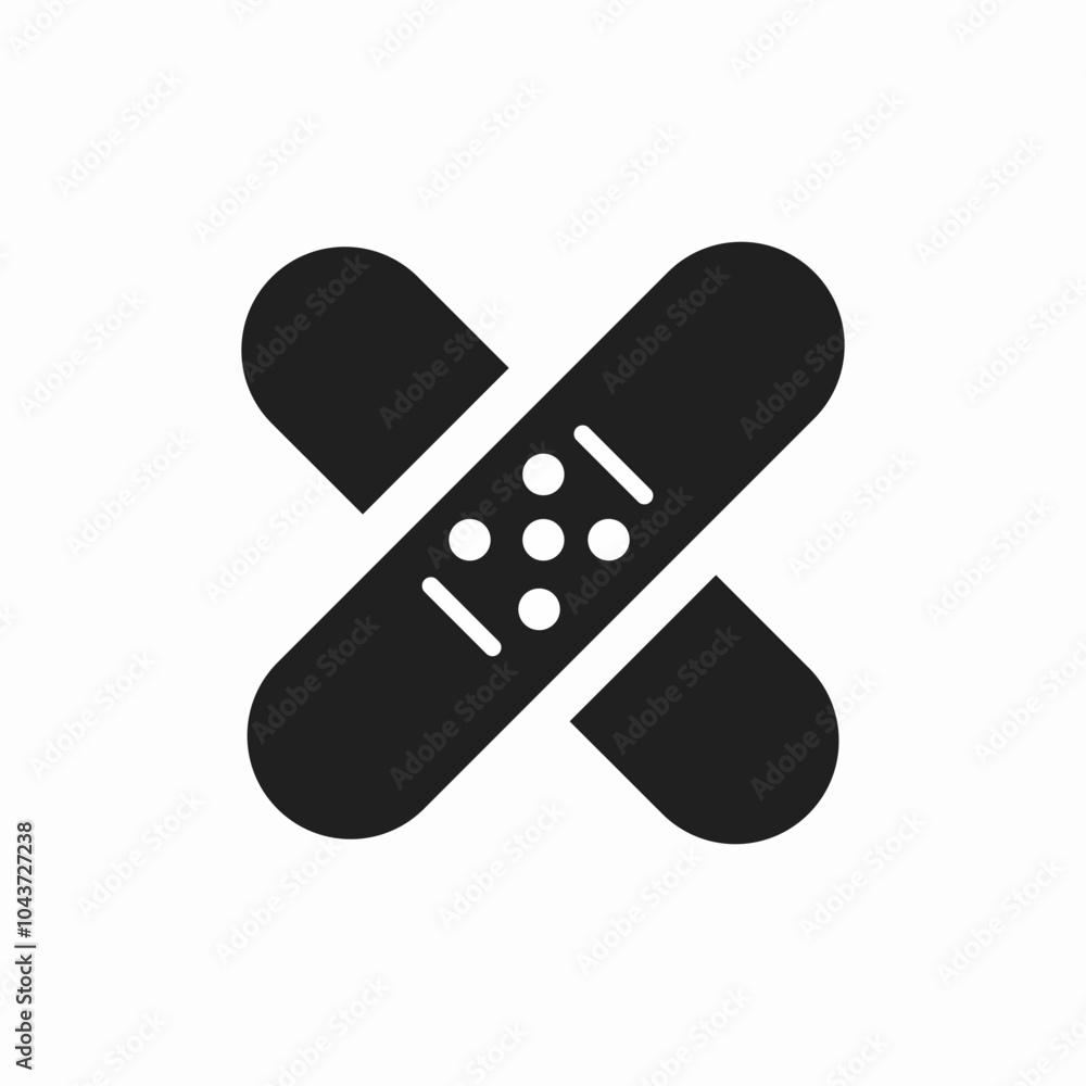 medical plaster icon sign vector medical plaster icon sign vector