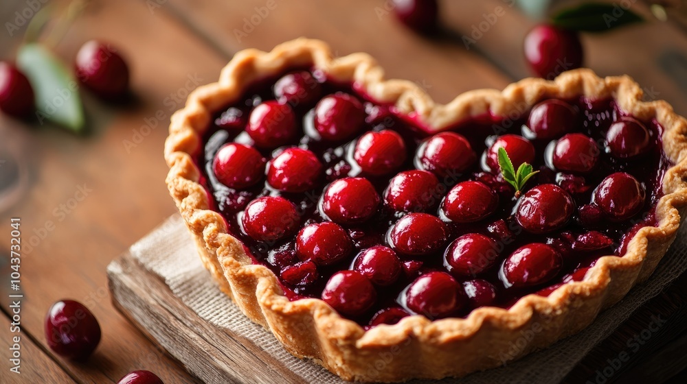 Heart shaped cherry pie for special occasions A handmade dessert perfect for celebrations like Valentine s Day Mother s Day or birthdays A sweet symbol of love Heart shaped cherry pie for special occasions A handmade dessert perfect for celebrations like Valentine s Day Mother s Day or birthdays A sweet symbol of love