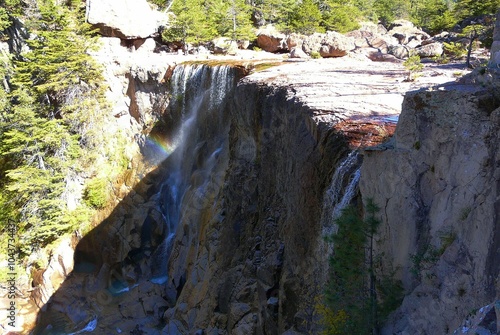 Cus rare Waterfall, Copper Canyon, Chihuahua, Sierra Madre Occidental, Mexico photo