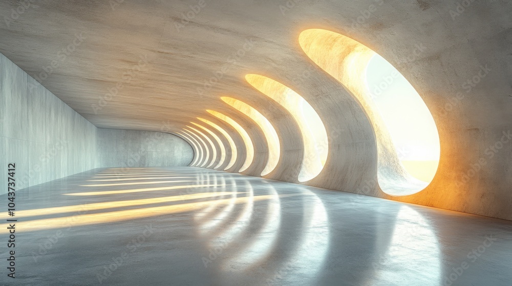Fototapeta premium Abstract Architectural Background for Creative Design Projects Featuring Unique Geometric Patterns and Striking Colors Ideal for Modern Aesthetics