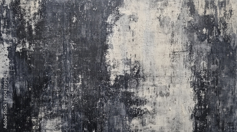 Obraz premium The texture is in the grunge style. Monochrome background with textured surface with black and gray defects,