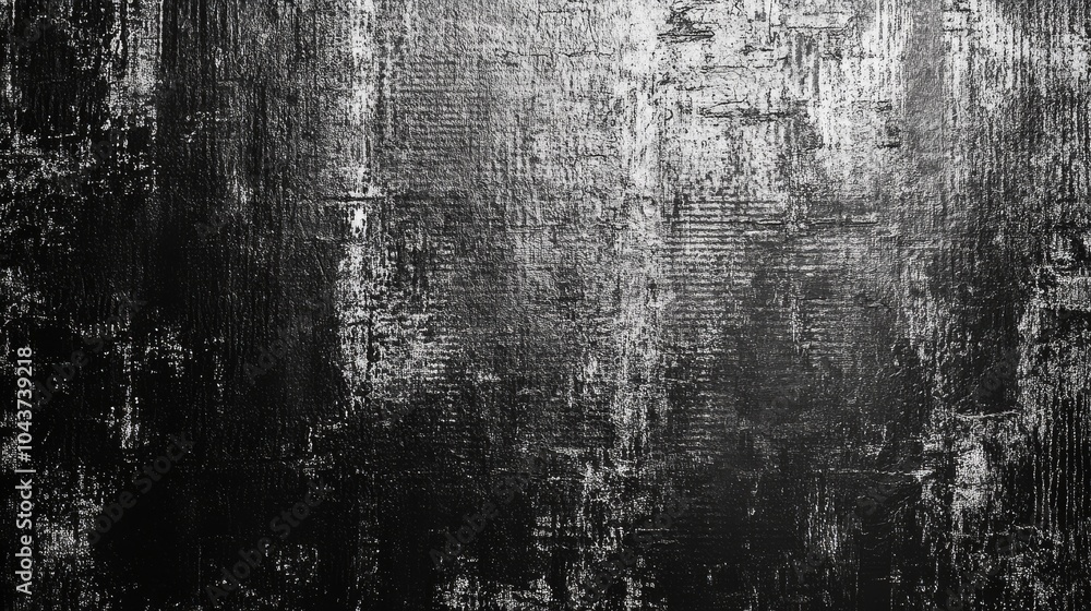 Obraz premium The texture is in the grunge style. Monochrome background with textured surface with black and gray defects,
