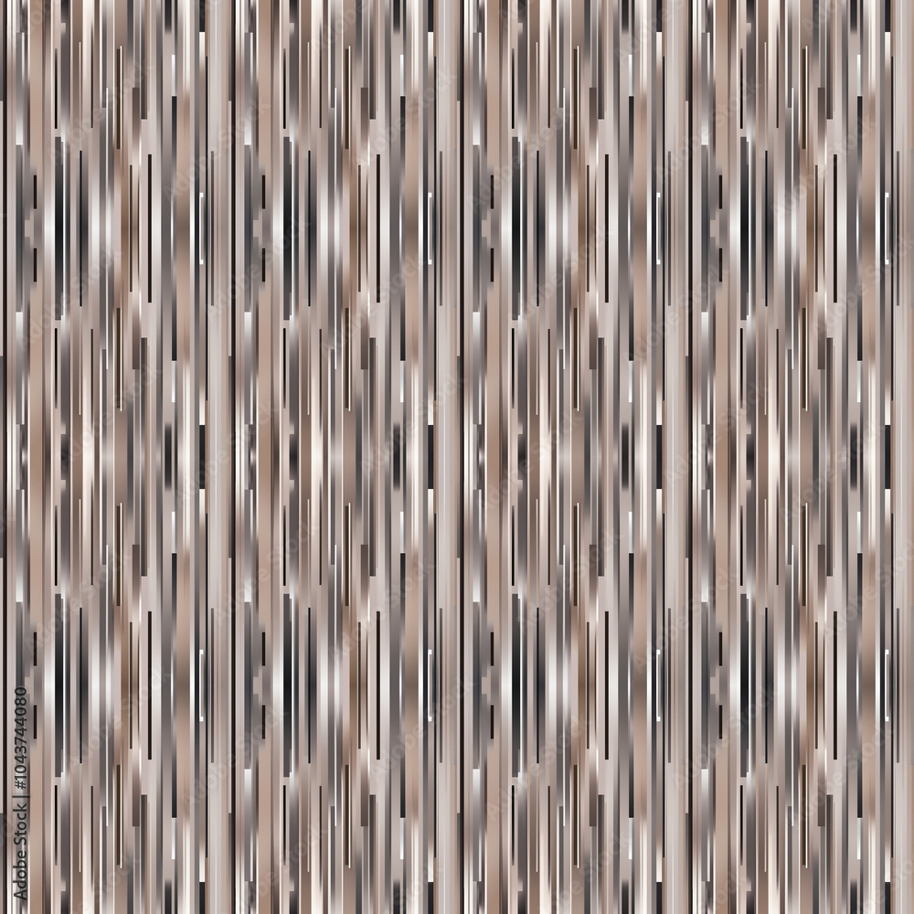 Fototapeta premium Seamless brown and white pattern with gradient vertical lines. Brown and white abstract pattern