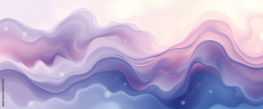 Fototapeta premium Swirling Mists and Waves: Abstract Oceanic Gradient with Ethereal Light, Perfect for Digital Art and Design