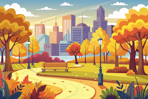 autumn in the park