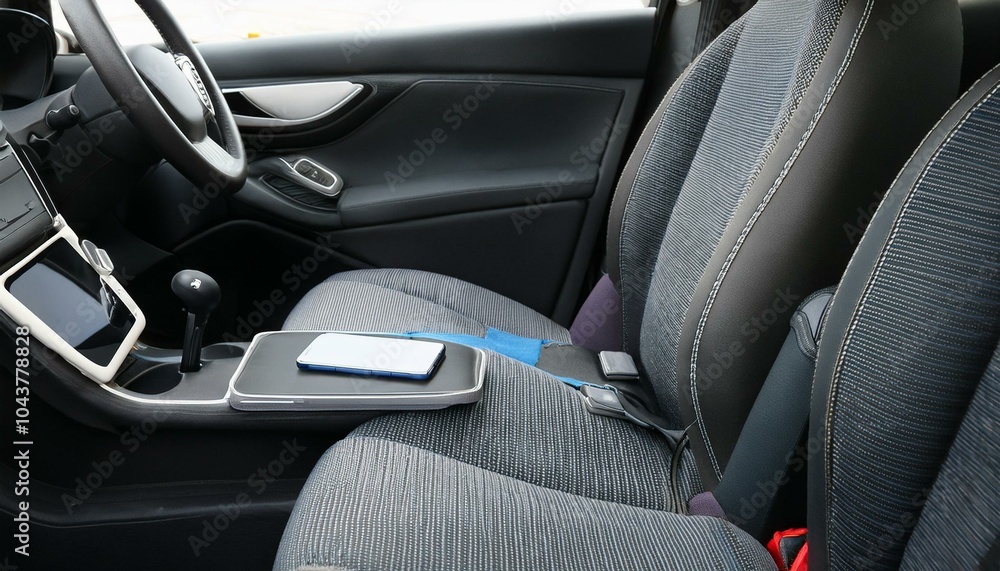 Electronic Equipments On Car Seat Electronic Equipments On Car Seat