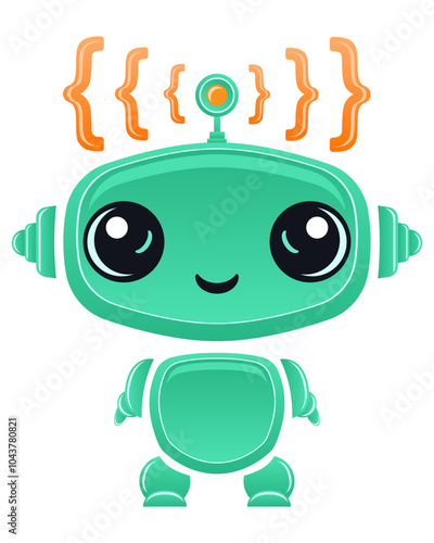 coding kids programming training logo for your business or company vector illustration isolated on white background