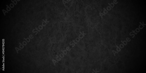 Abstract black stone wall texture grunge rock . dark gray background backdrop. wide panoramic banner. old wall stone for dark black distressed grunge blackboard, chalkboard rough concrete wall.