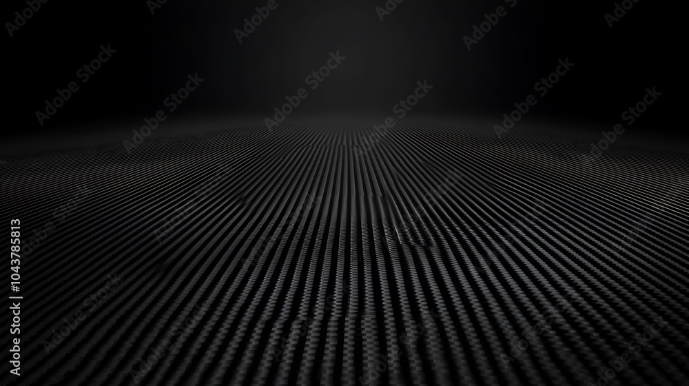Black carbon fiber texture background with a perspective effect. Black carbon fiber texture background with a perspective effect.
