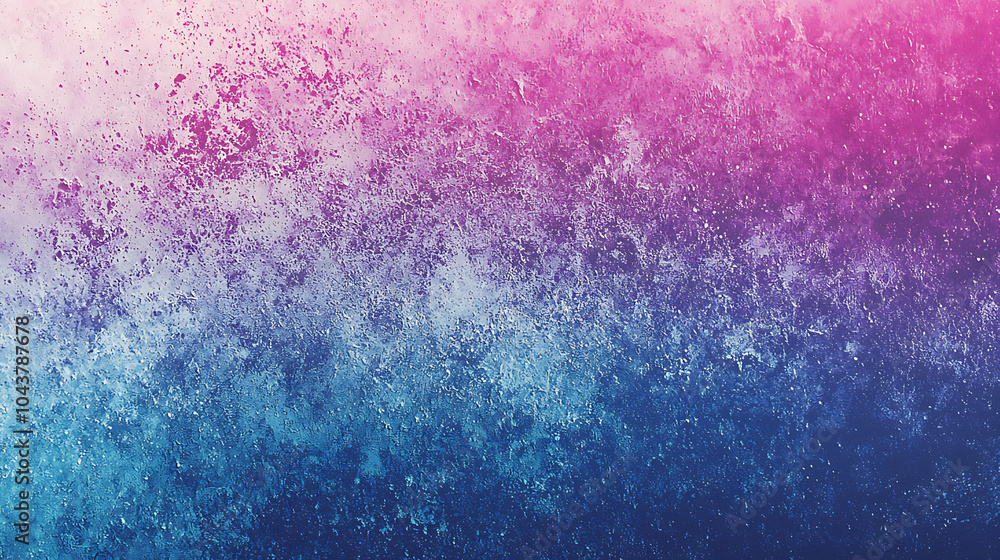Fototapeta premium Smooth gradient from blue to purple with grainy texture