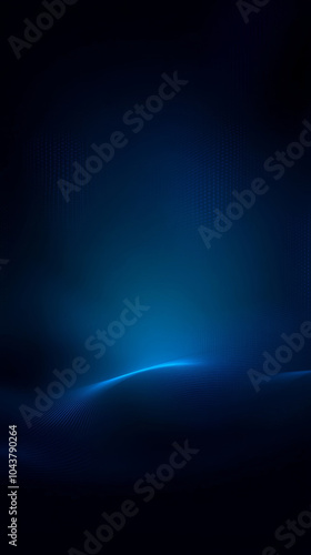 dark blue gradient with glowing shape background