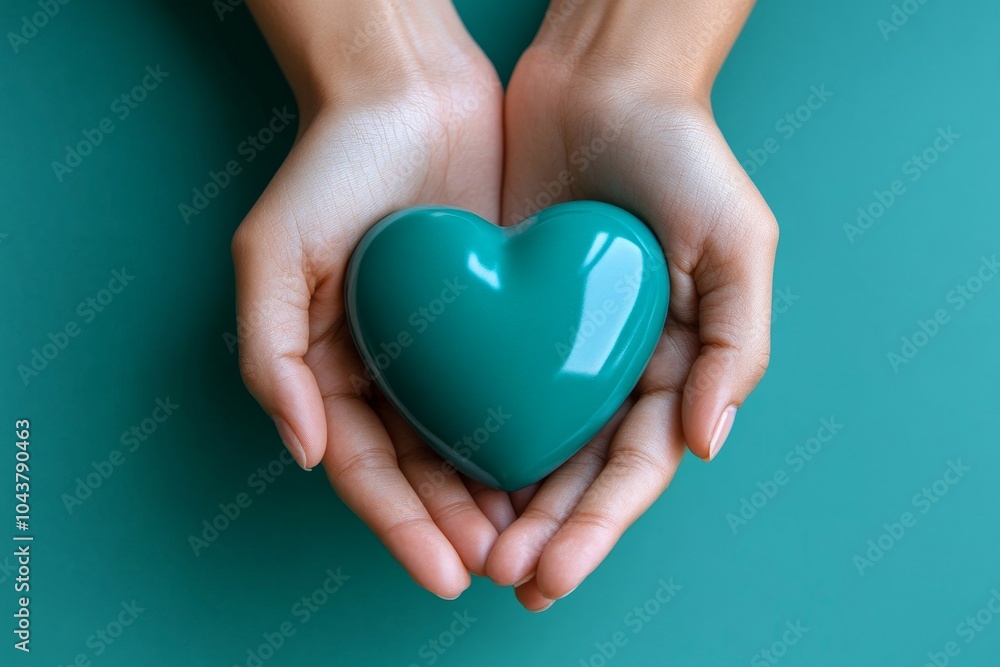 Minimalist outline of hands holding a heart, symbolizing the compassion and care of caregivers in a simple, elegant design Minimalist outline of hands holding a heart, symbolizing the compassion and care of caregivers in a simple, elegant design