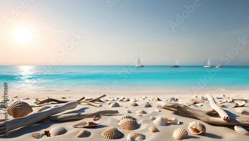 Tranquil sea coast wallpaper showcasing gentle tides and peaceful beaches