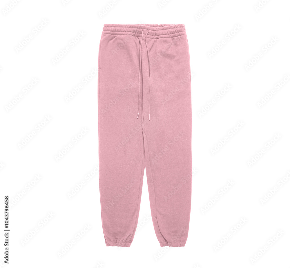 sweatpants isolated on white background, Blank joggers mockup sweatpants isolated on white background, Blank joggers mockup