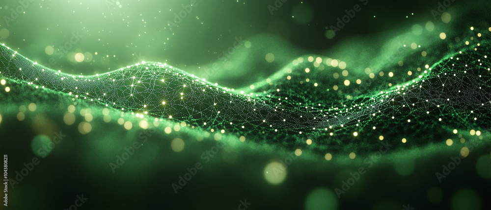 Abstract Green Network Pattern with Glowing Lights Digital Art Background, Abstract Green Network Pattern with Glowing Lights Digital Art Abstract Green Network Pattern with Glowing Lights Digital Art Background, Abstract Green Network Pattern with Glowing Lights Digital Art