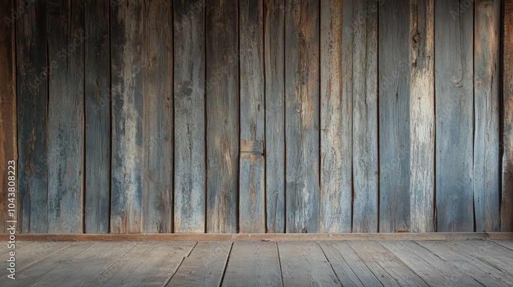 Weathered Vertical Wood Planks on Rustic Barn Wall, showcasing the beauty of aged timber and the passage of time Weathered Vertical Wood Planks on Rustic Barn Wall, showcasing the beauty of aged timber and the passage of time