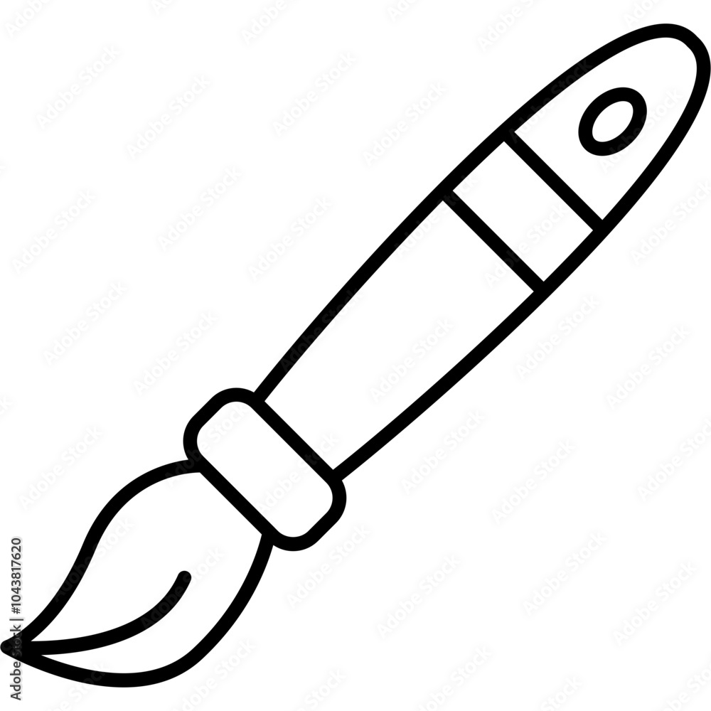 Obraz premium Brush Icon
