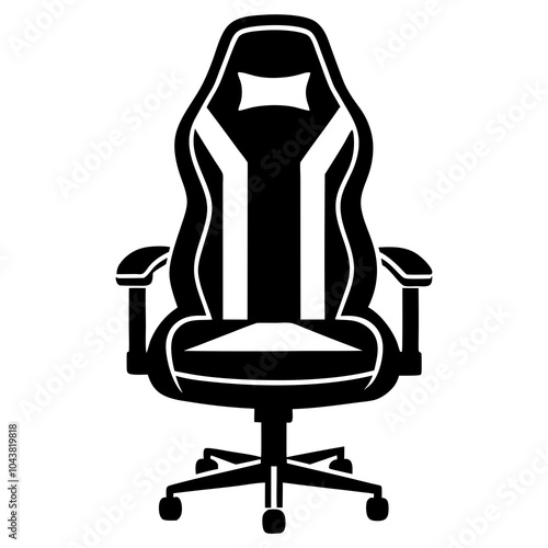 gaming chair vector design wooden  metal