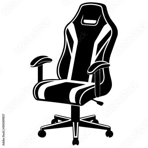 gaming chair vector design wooden  metal