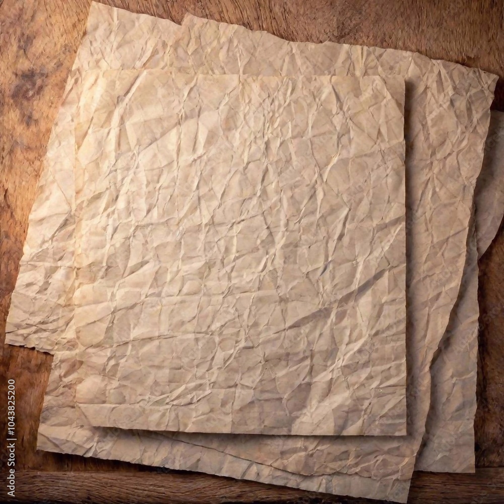 Full Shot of Handmade Paper: A full shot of handmade paper with visible fibers and textures, arranged in a flatlay setup, using rack focus to showcase the unique, organic texture of the paper. Full Shot of Handmade Paper: A full shot of handmade paper with visible fibers and textures, arranged in a flatlay setup, using rack focus to showcase the unique, organic texture of the paper.