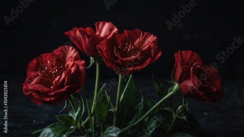 Wallpaper Mural Flower, Petals, Red, Yellow, White, Roses, Plants, Pollen, Green Torontodigital.ca