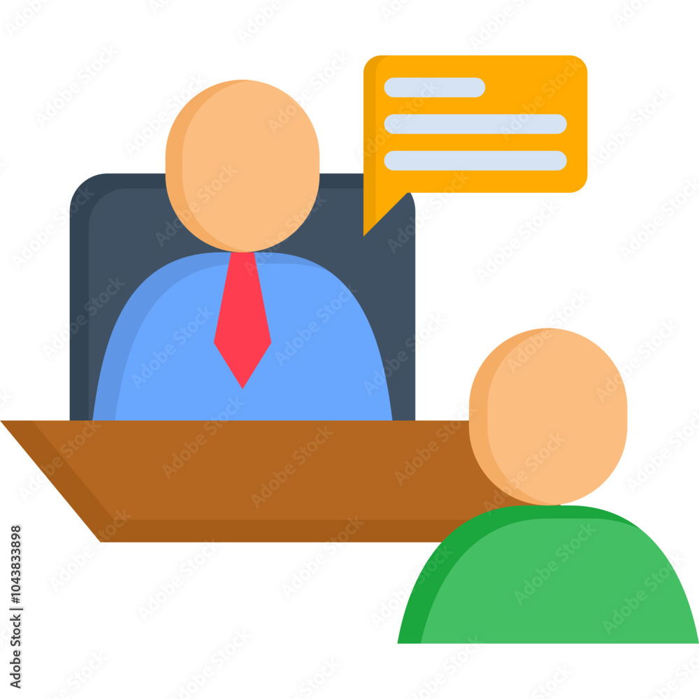 Job Interview Icon Job Interview Icon