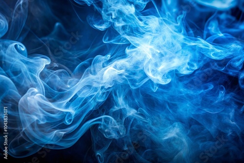 HighRes Blue Smoke Texture Background for Design