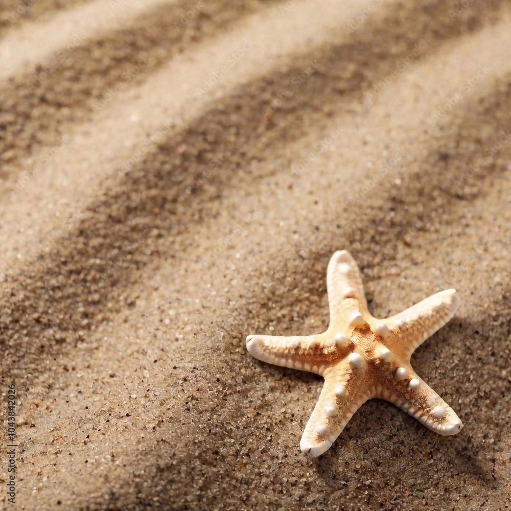 sandy dust with seastar as background for copy space sandy dust with seastar as background for copy space