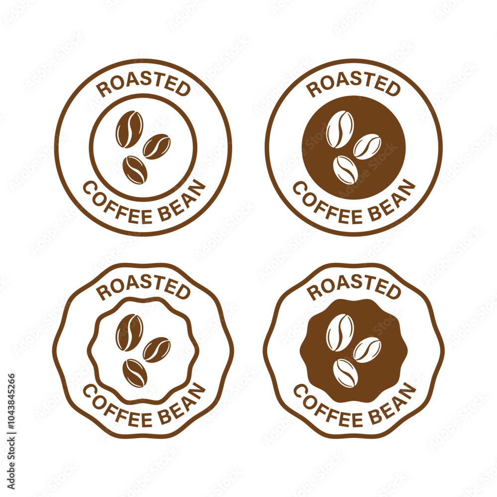 Set Of Coffee Stamp Vector Design. Set Of Coffee Stamp Vector Design.