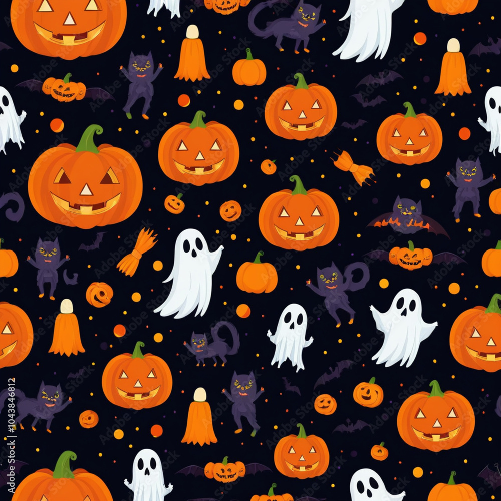 halloween seamless background halloween seamless background