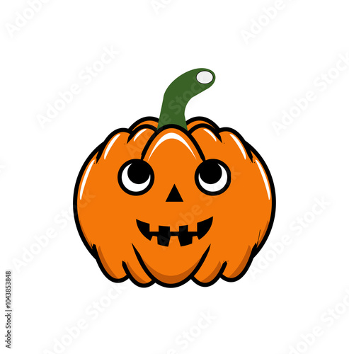 Wallpaper Mural halloween pumpkin face Torontodigital.ca