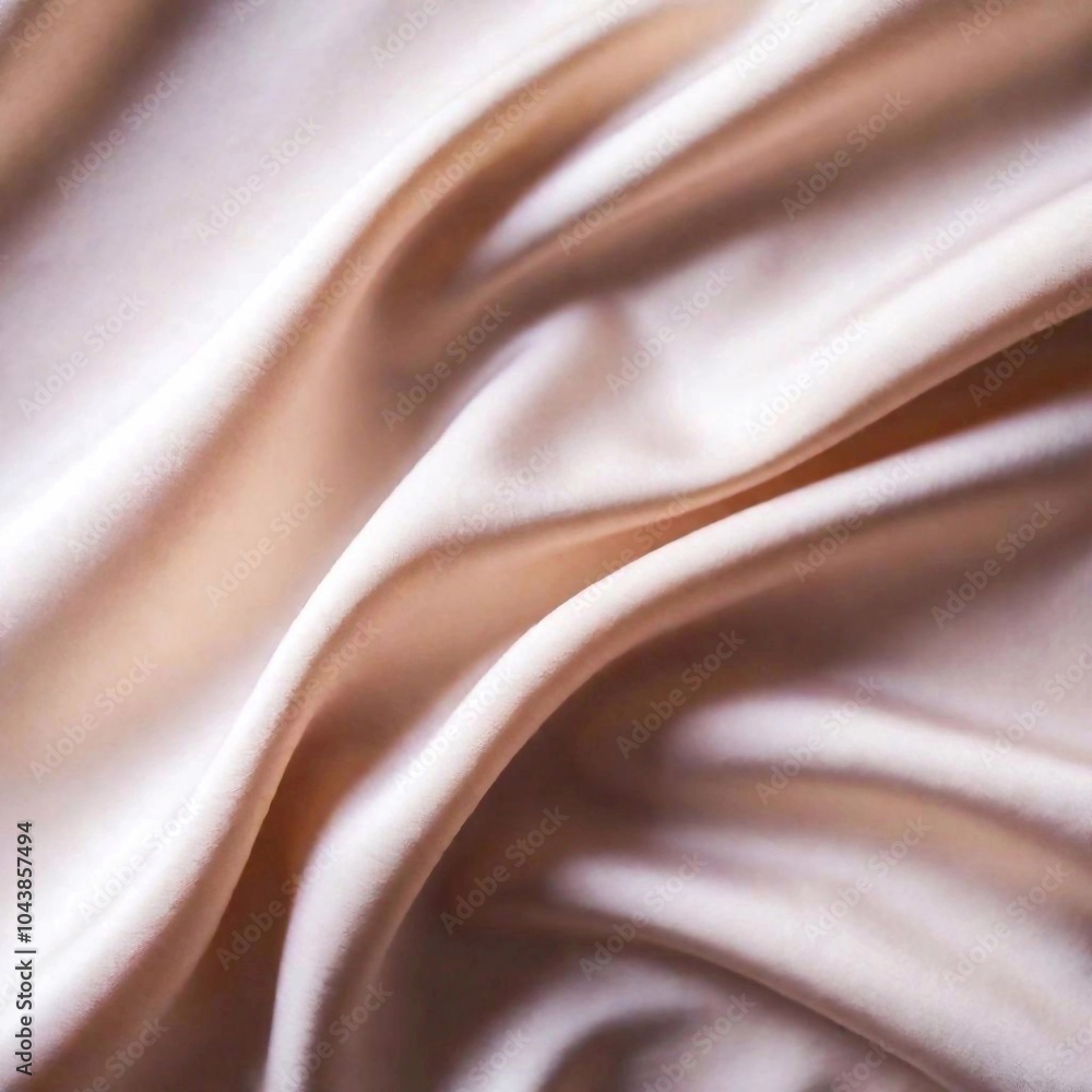 Fabric Fusion: A medium wide shot flatlay of silk texture Fabric Fusion: A medium wide shot flatlay of silk texture