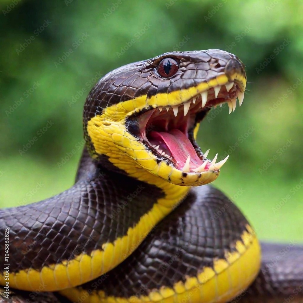 Fototapeta premium close - up of a snake