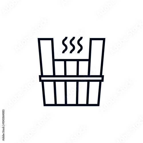 icon vector symbol sign icon spa sauna