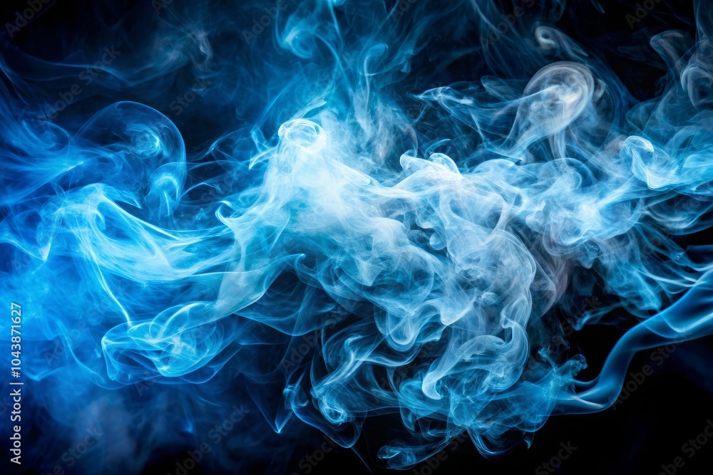 Obraz premium Smoky Blue Background