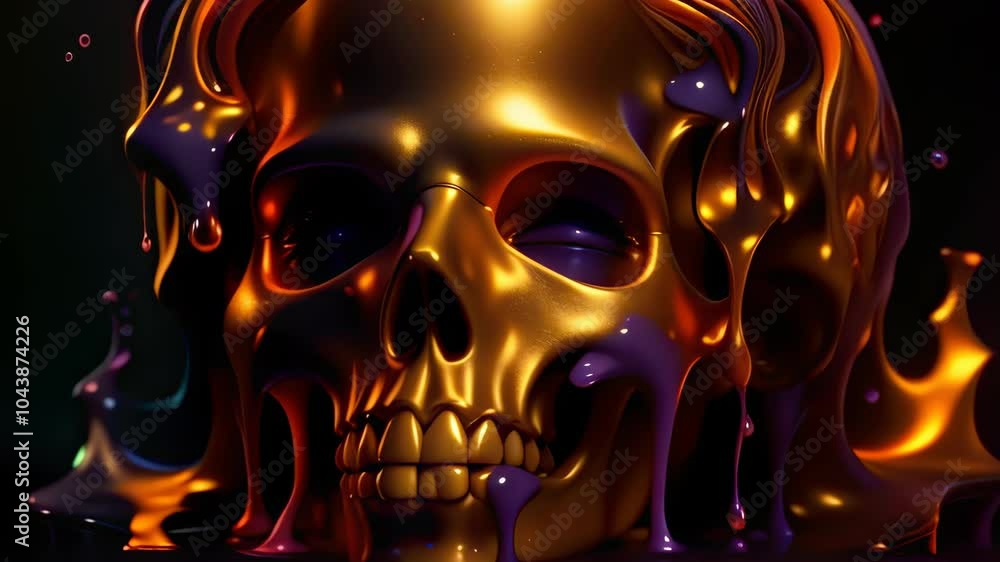 Golden Skull in Caramel Golden Skull in Caramel