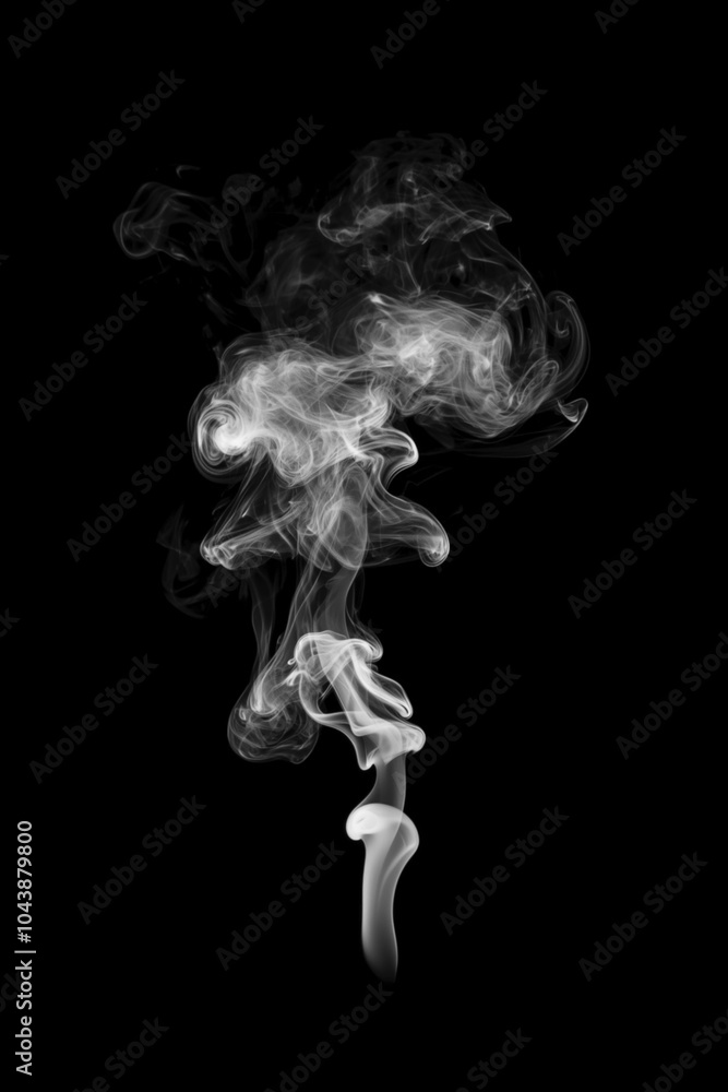 Smoke effect overlay on the black background. Smoke effect overlay on the black background.