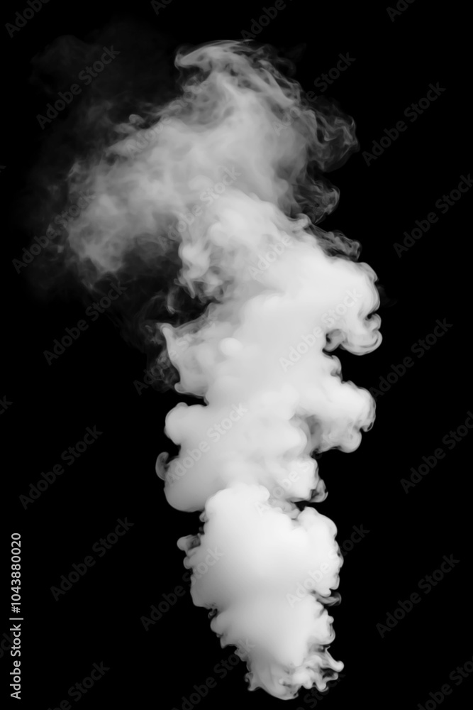 Smoke effect overlay on the black background. Smoke effect overlay on the black background.