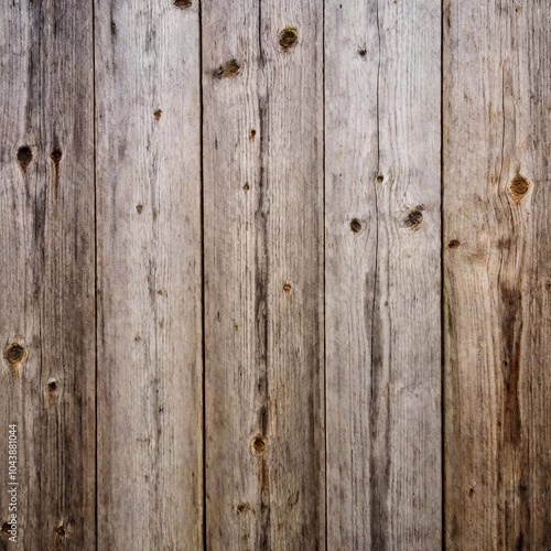 A high-resolution photo of a wooden fence or panel with a realistic texture, including weathered surfaces, natural grain patterns, and subtle color changes