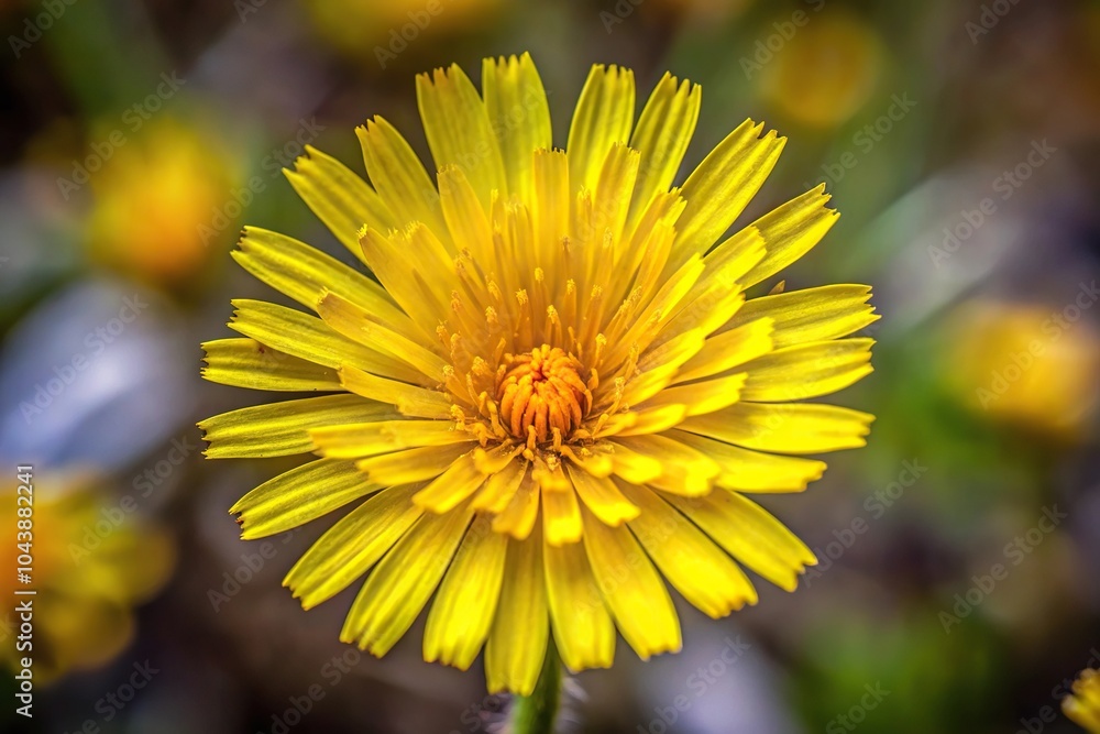Obraz premium Rare yellow flowered plant from Snowdonia Wales
