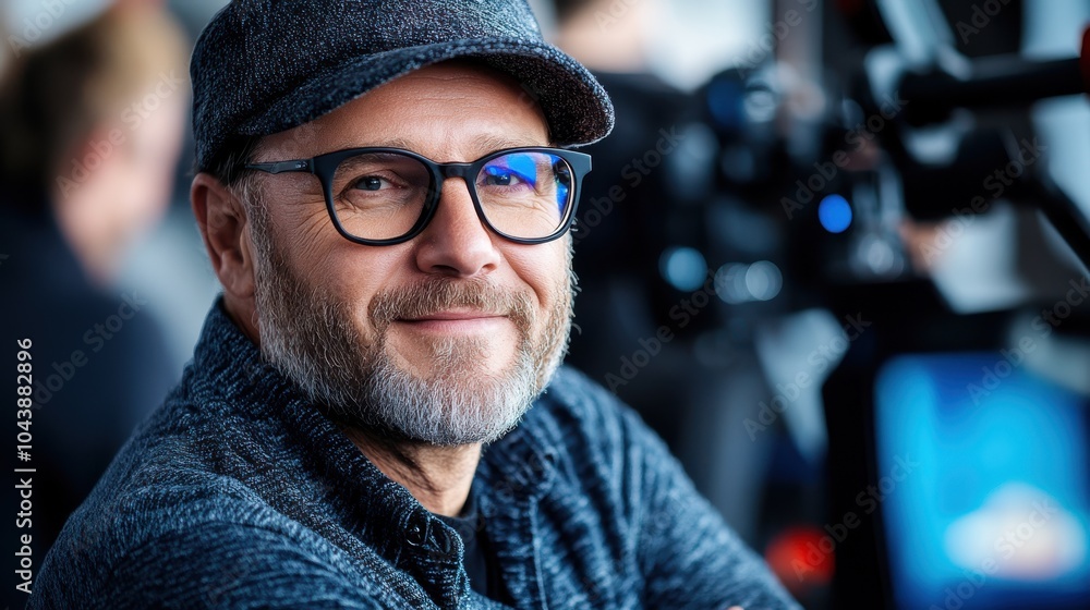 A bearded man in glasses and a hat smiles warmly as he leans casually, set against a blurred background suggesting a professional working environment. A bearded man in glasses and a hat smiles warmly as he leans casually, set against a blurred background suggesting a professional working environment.