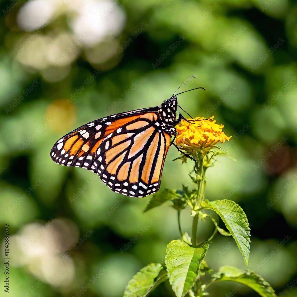 A close-up photo of a monarch butterfly with its wings fully open, deep focus highlighting the contrast between its orange and black markings, eye-level shot offering a sharp portrait that showcases A close-up photo of a monarch butterfly with its wings fully open, deep focus highlighting the contrast between its orange and black markings, eye-level shot offering a sharp portrait that showcases