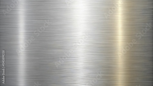 realistic metallic texture, brushed steel finish, minimalist, light reflections, point of view