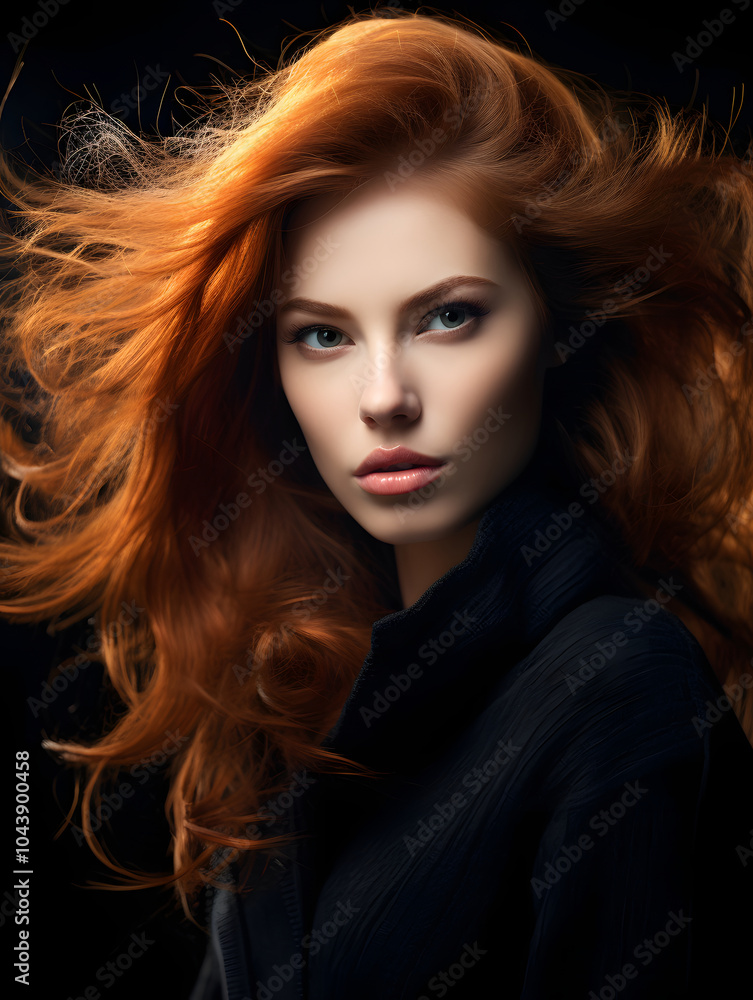 Naklejka premium portrait of a model woman