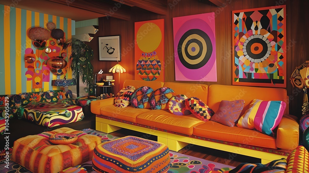 Obraz premium living room with pillows